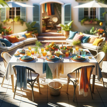 Breezy Linen Tablecloths: Perfect for Summer Outdoor Dining
