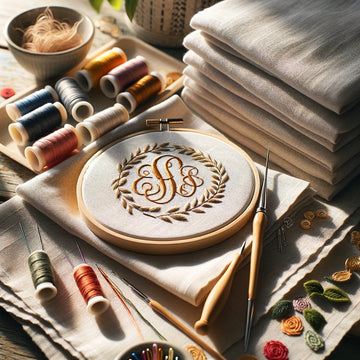 Easy Guide to Monogram Linen Napkins Yourself