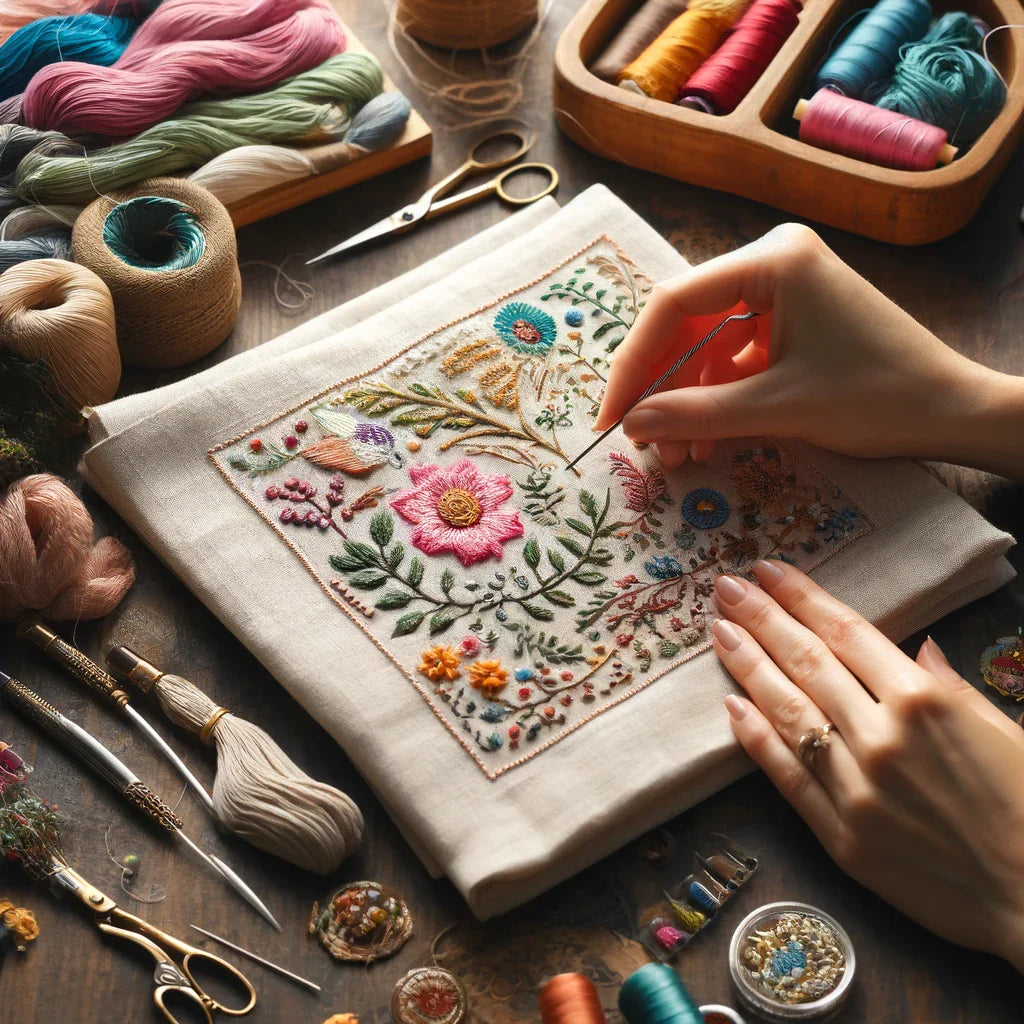 Hand Embroidery on Linen Napkins: A Beginner's Guide – BlueFlowerCo