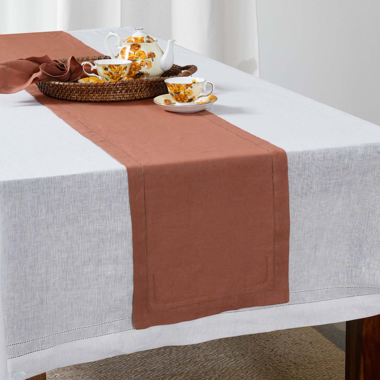Table Rinner Linen Table Runner – BlueFlowerCo