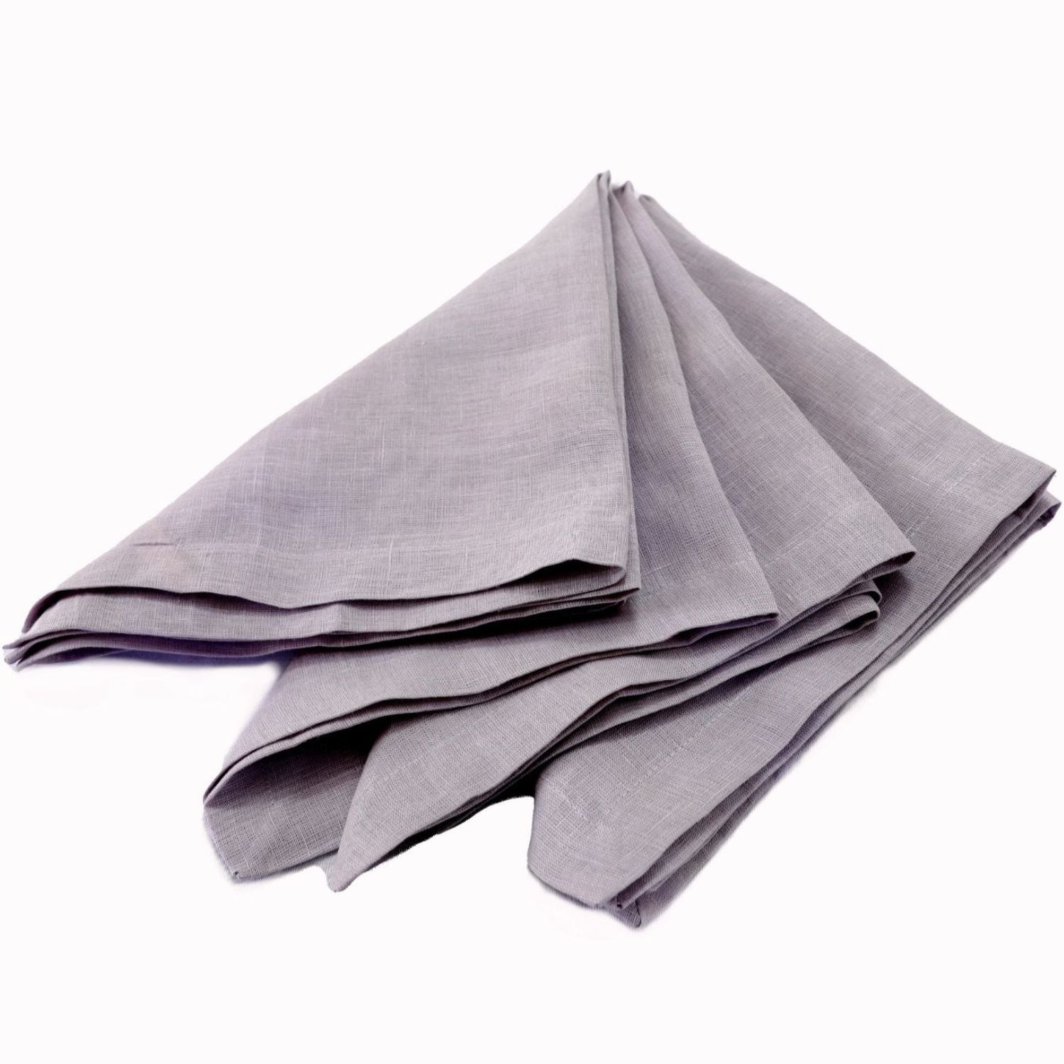 Lavender 100% Linen Plain Napkins