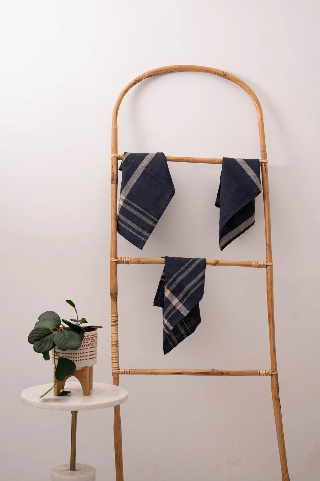 Linen Kitchen Towel in Blue